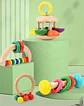 Set 4 Sonajeros bebé madera - Miniatura 4