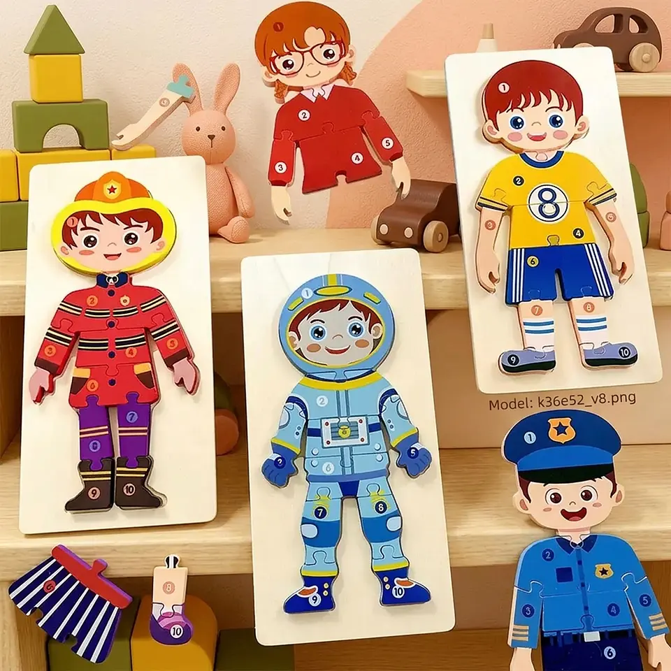 Didactico profesiones madera 9