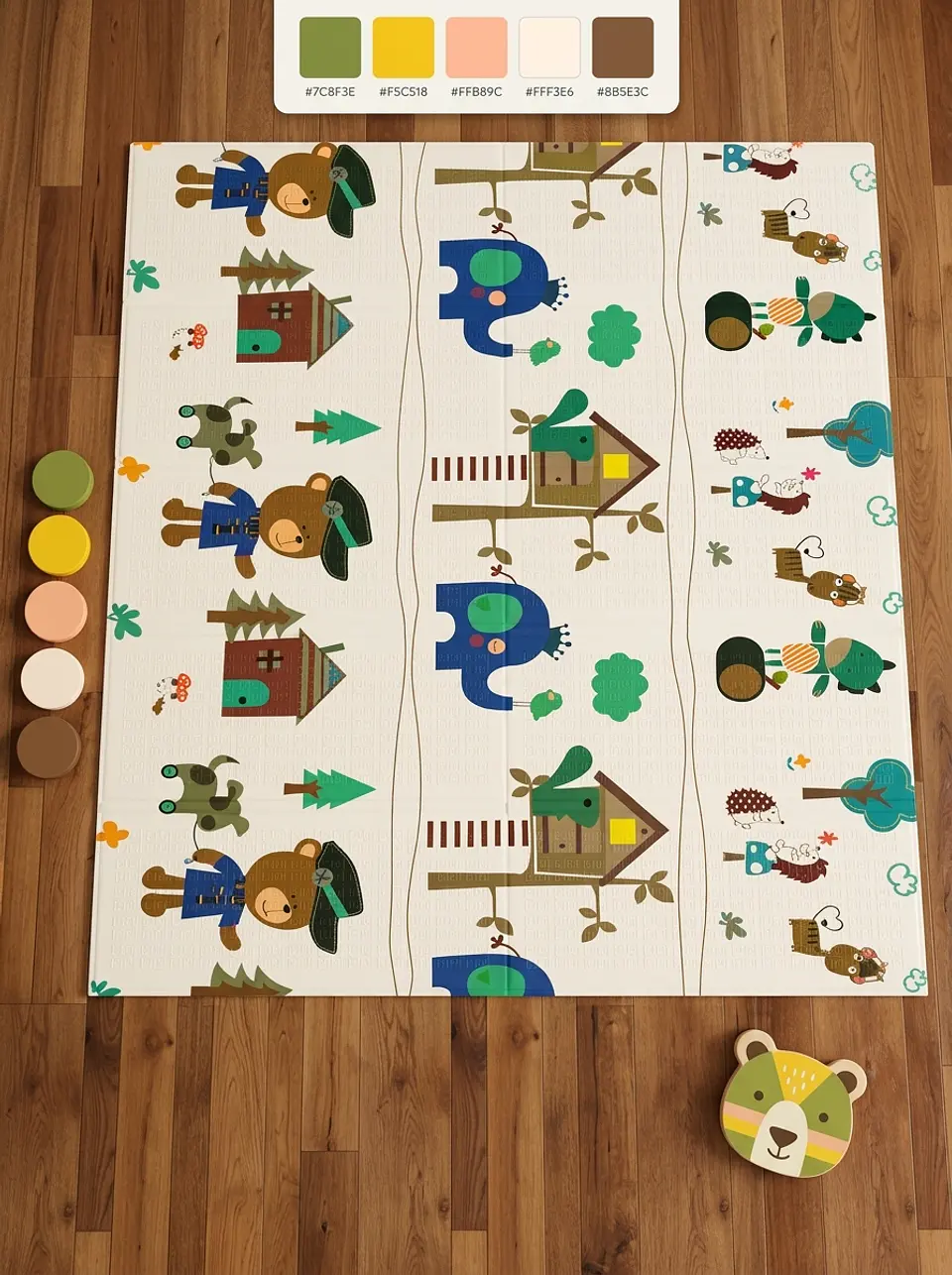 Alfombra Plegable Antigolpes — Modelo #30 2