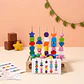 Didactico formas madera columnas secuencias - Miniatura 2