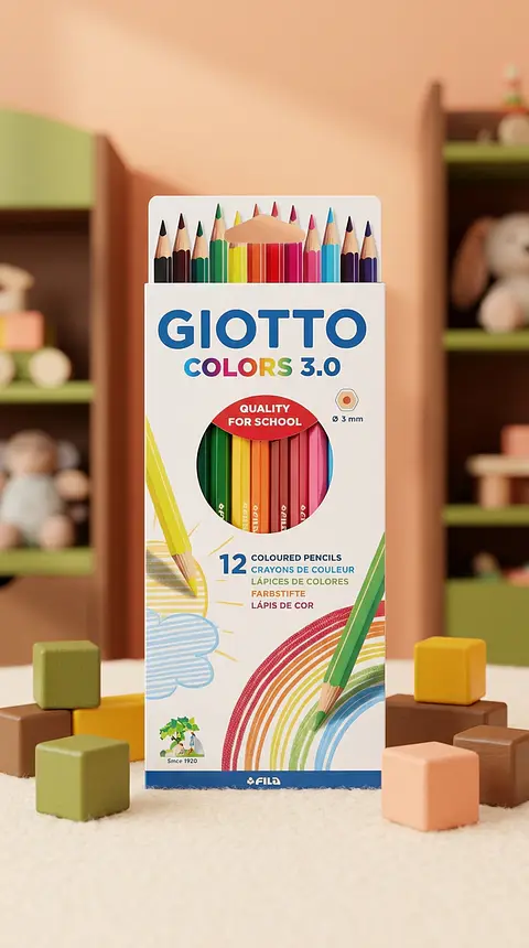 Set 12 Lápices Giotto de Colores Mina 3.0