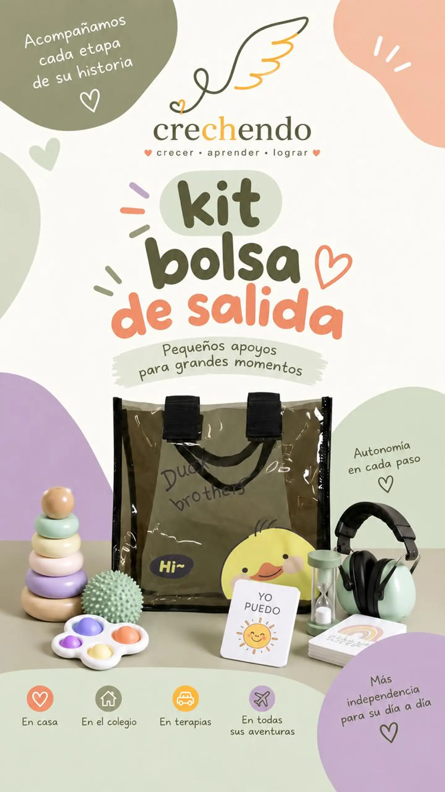 Kit M Bolso Transparente 1