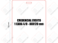 CREDENCIAL 8x12 cm 4/0 - (41 A 100 UNIDADES) - Miniatura 1