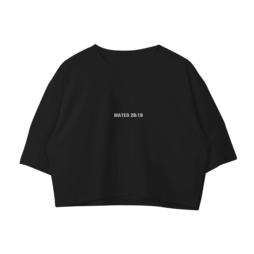 Polera Boxy Fit "Vallan Y Hagan Discípulos De Todas Las Naciones"