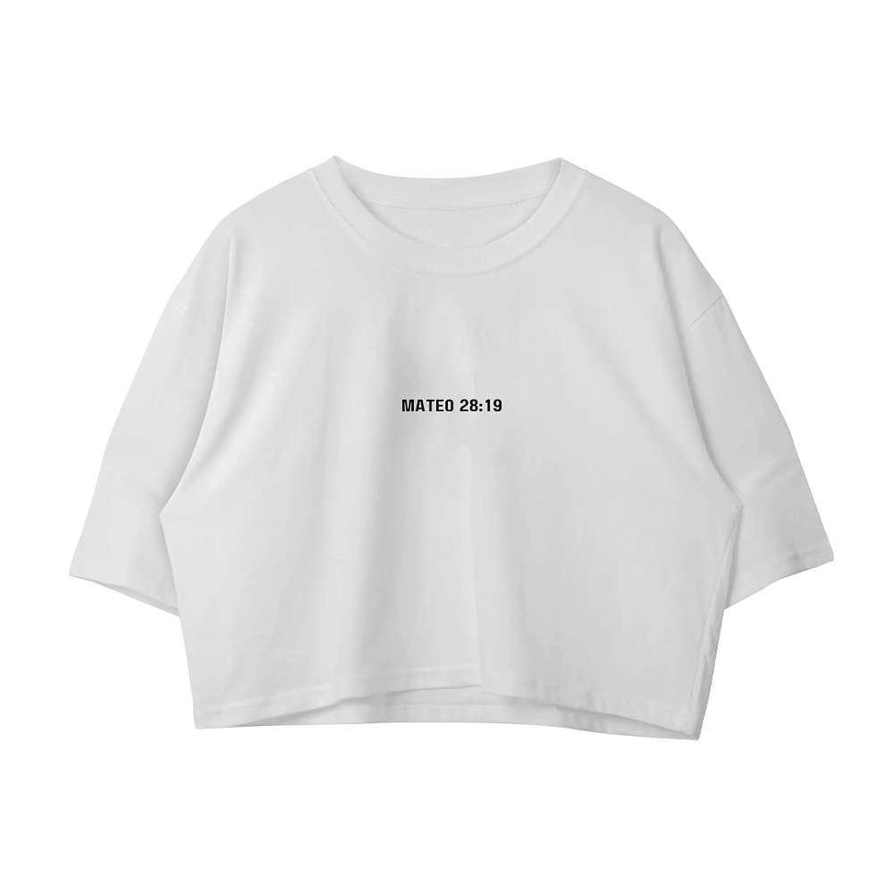 Polera Boxy Fit "Vallan Y Hagan Discípulos De Todas Las Naciones"