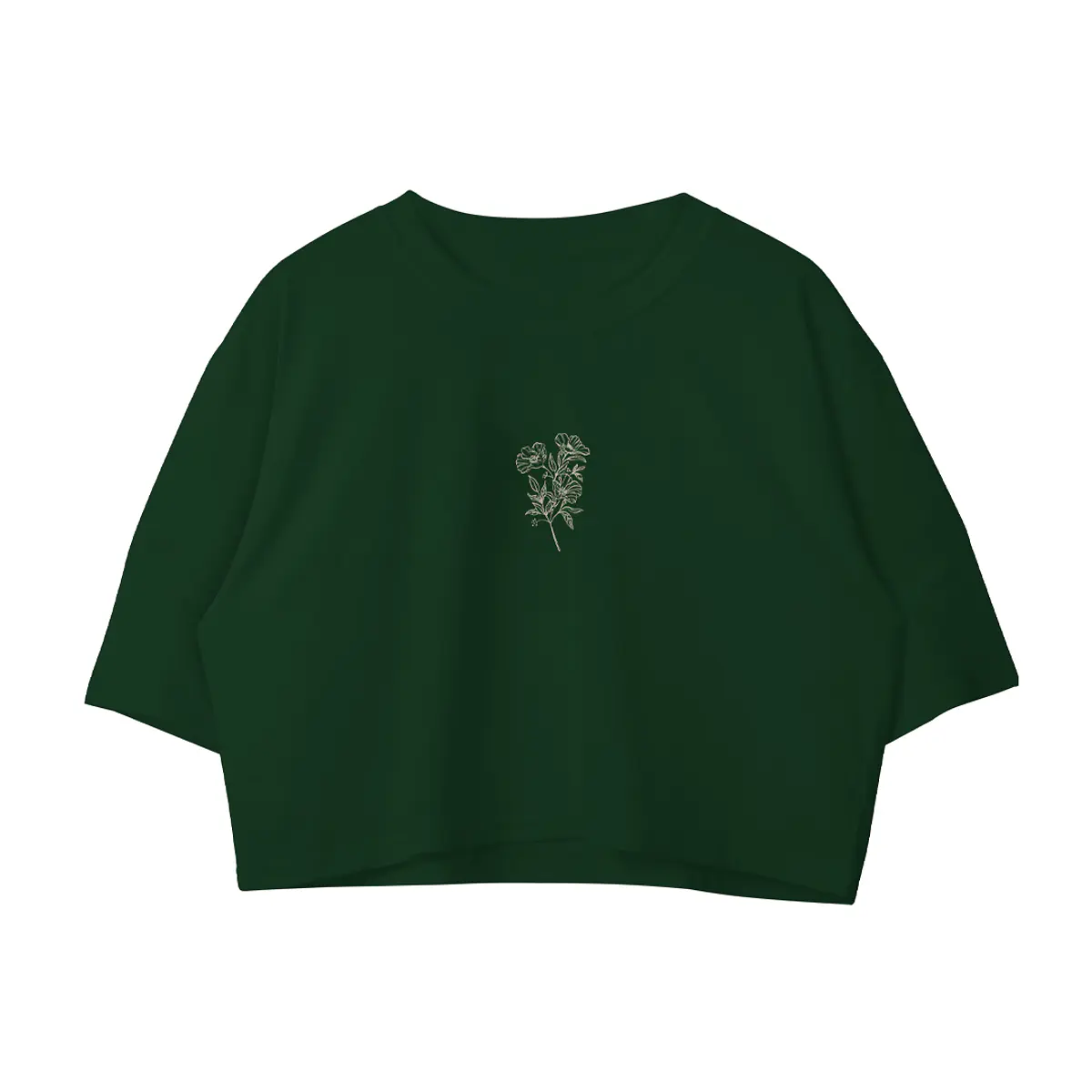 Polera Boxy Fit Heavyweight Blanca - S