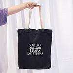 Tote Bag - "Sus Ojos Son Como Llamas De Fuego"