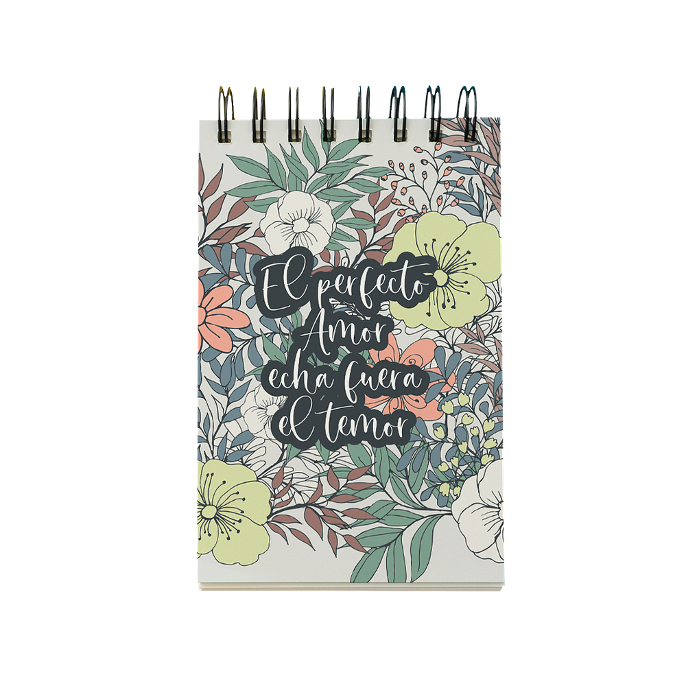 Croquera "El Perfecto Amor Echa Fuera El Temor"