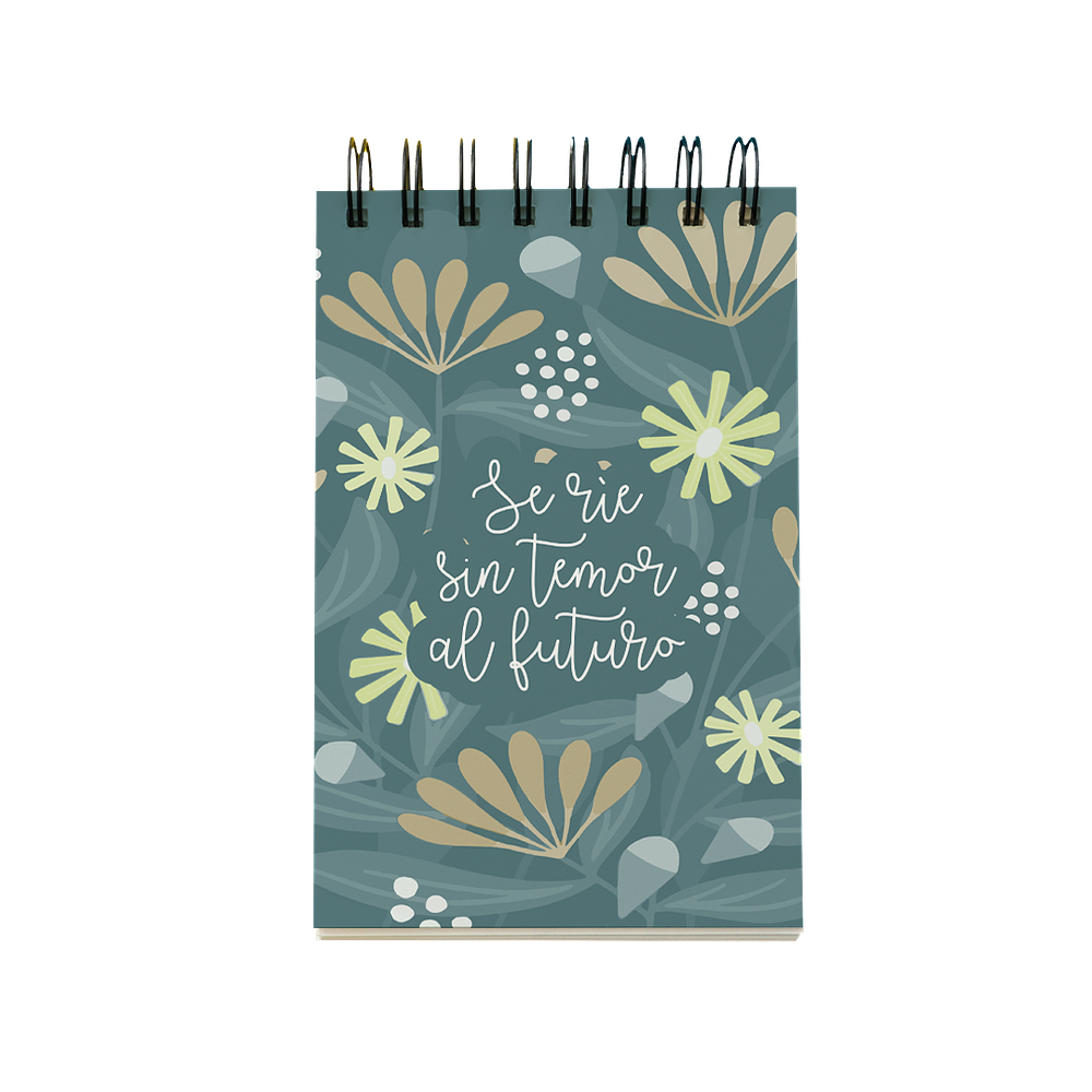 Croquera "Se Rie Sin Temor Al Futuro"