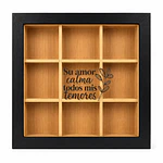 Caja De Té - 9 Compartimientos (Variedad de Diseños)