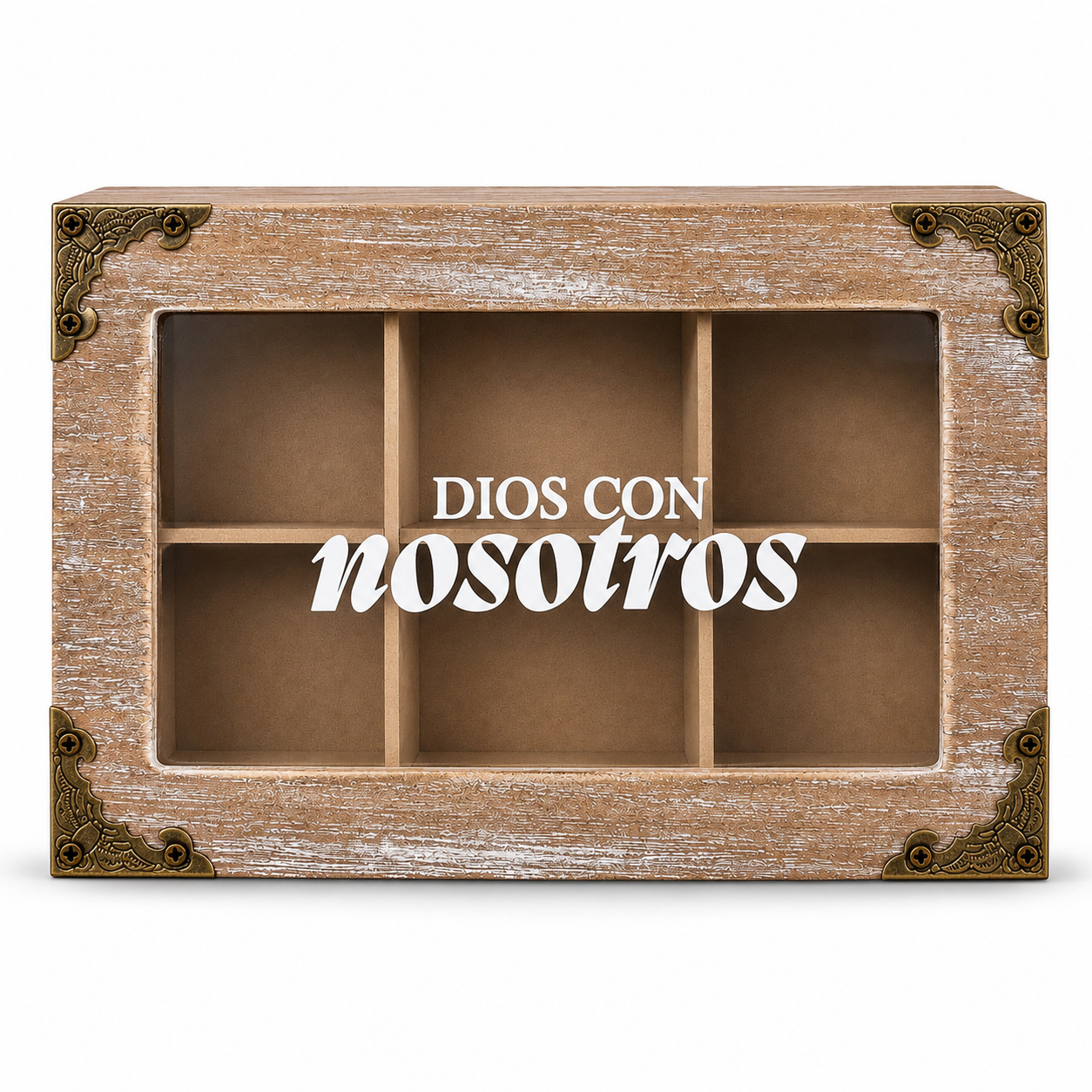 Caja De Té - 6 Compartimientos (Variedad de Diseños)