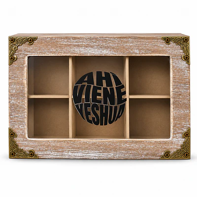 Caja De Té - 6 Compartimientos (Variedad de Diseños)