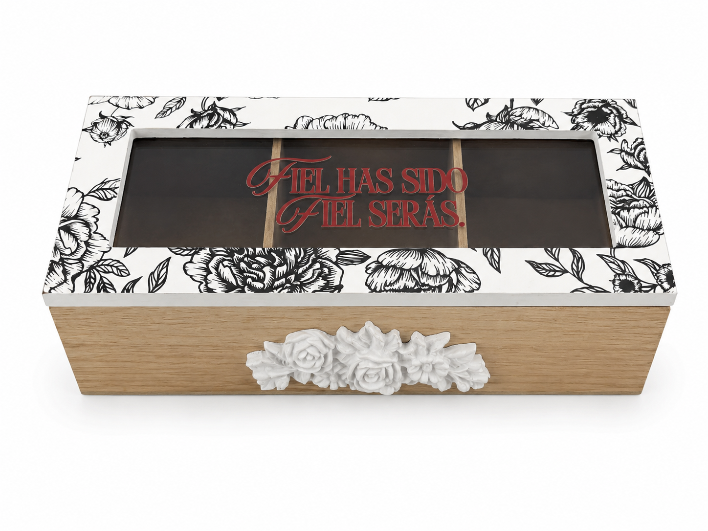 Caja De Té - 3 Compartimientos