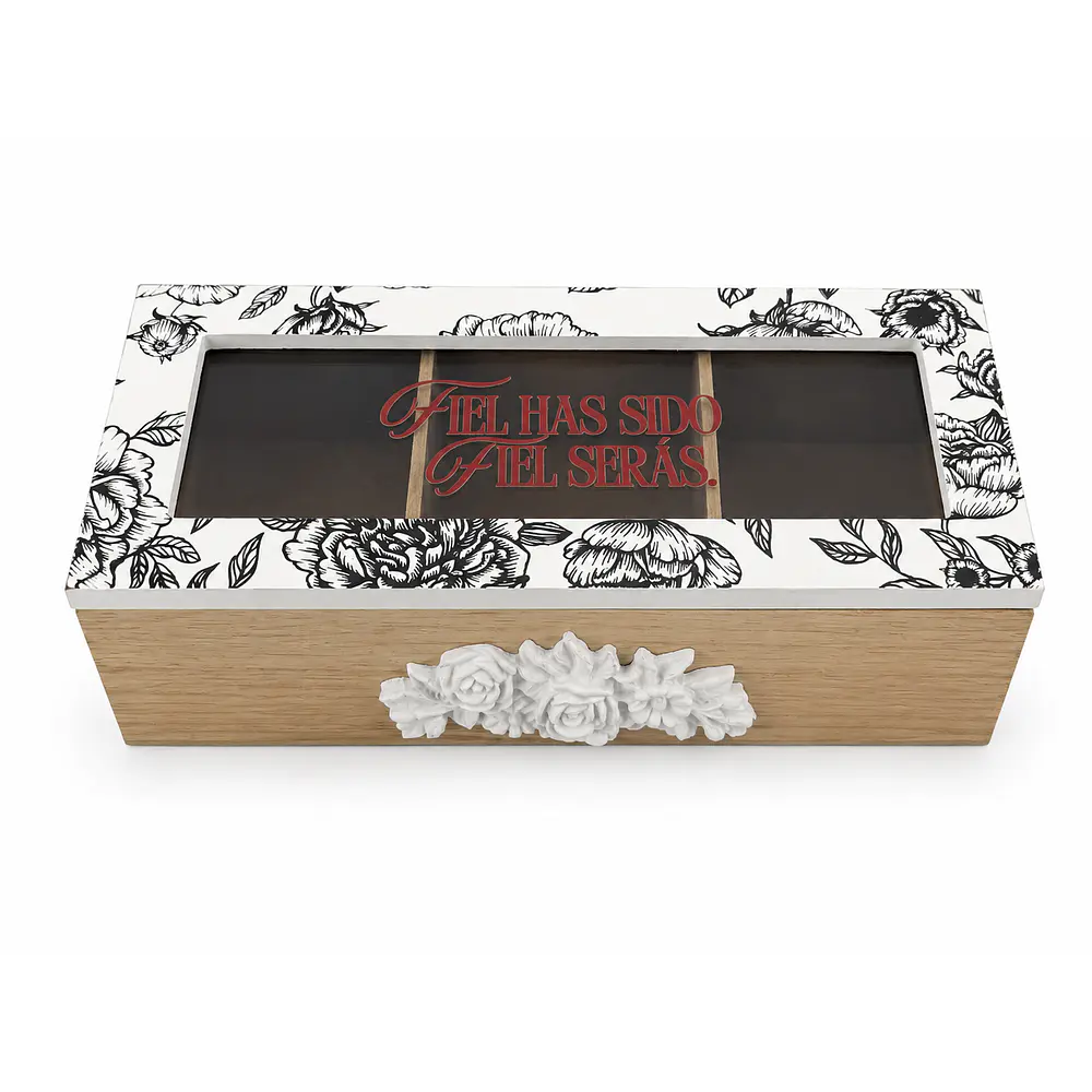 Caja De Té - 3 Compartimientos