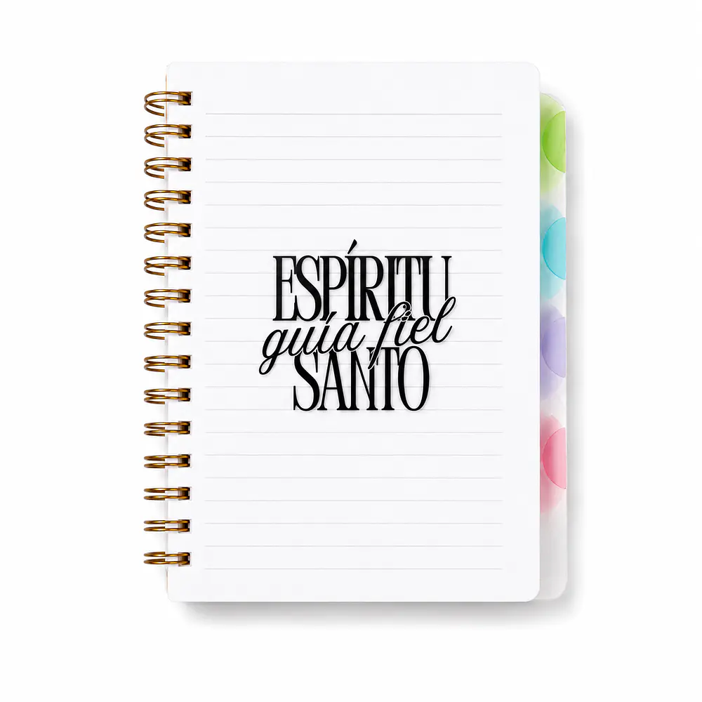 Libretas de Lineas con Separadores de Colores (Variedad de Frases)