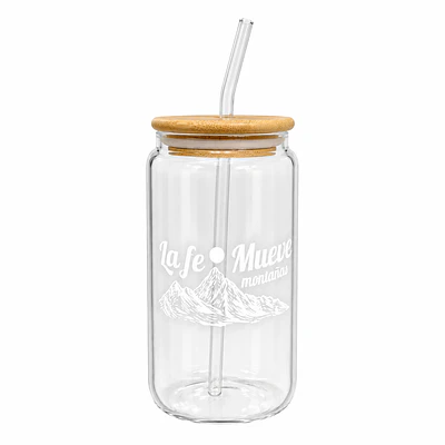 Vaso De Bambú Con Bombilla (Variedad de Frases)