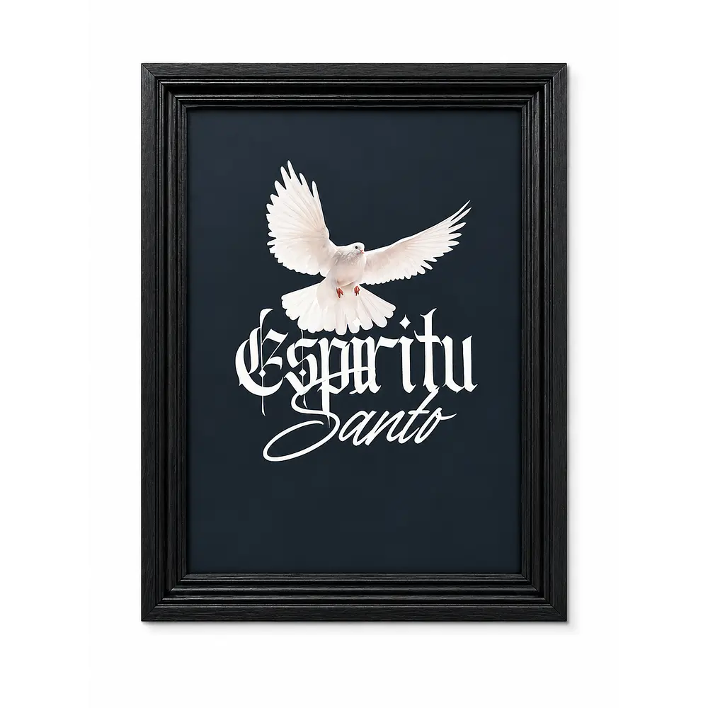 Cuadro Decorativo A4 - "Espíritu Santo"