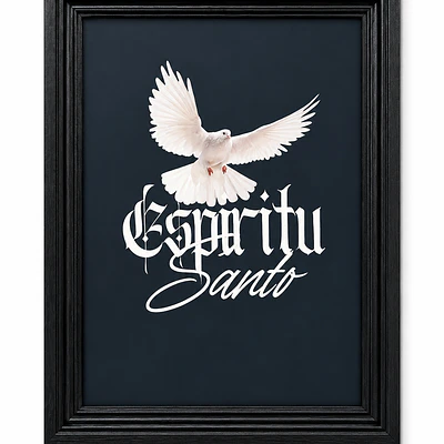 Cuadro Decorativo A4 - "Espíritu Santo"