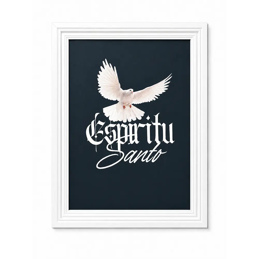 Cuadro Decorativo A4 - "Espíritu Santo"