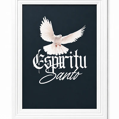 Cuadro Decorativo A4 - "Espíritu Santo"