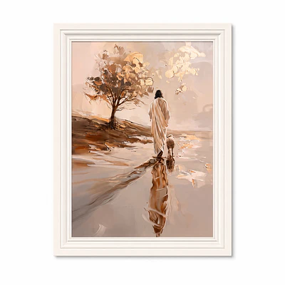 Cuadro Decorativo A4 - "Jesús, El Buen Pastor"