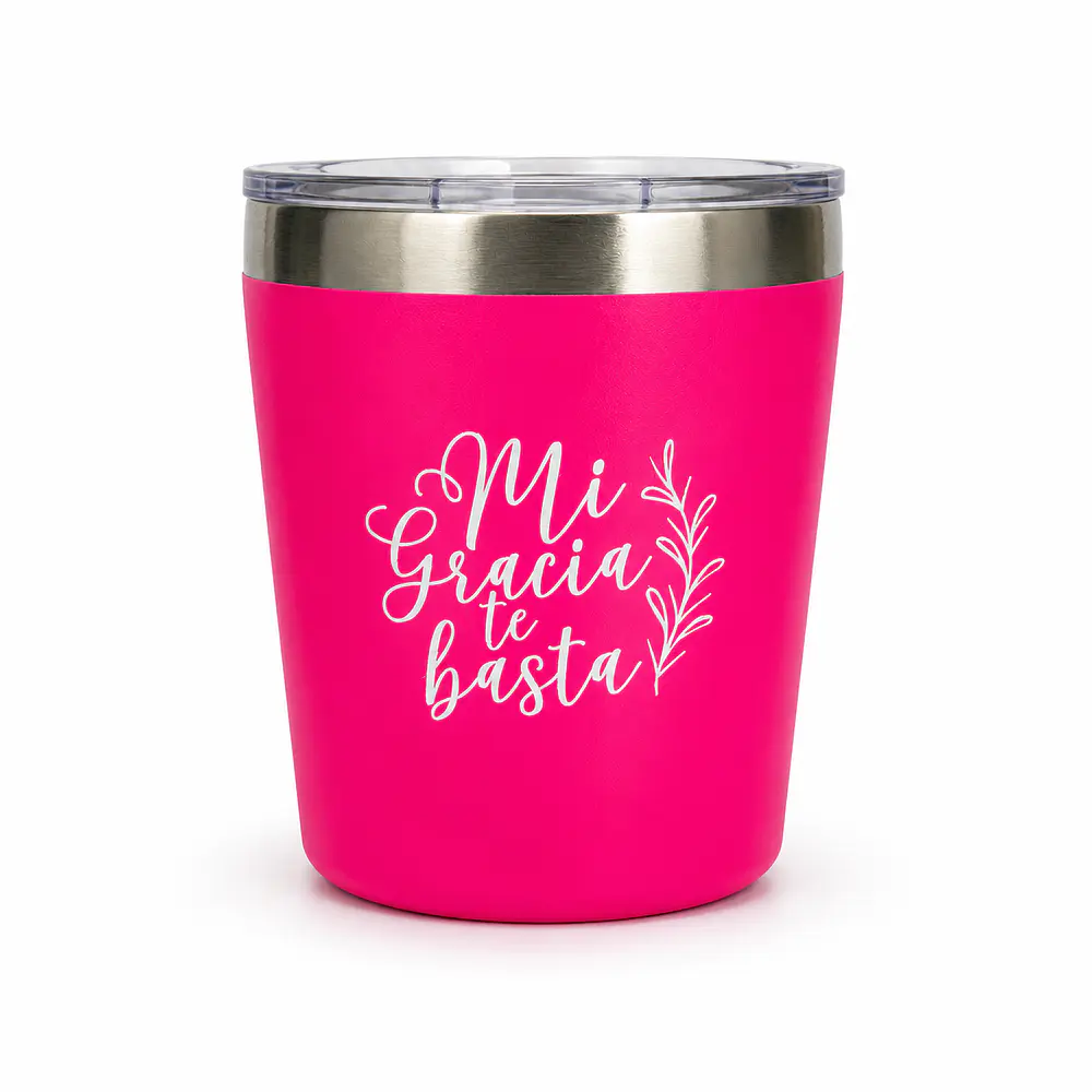 Vaso Pequeño Térmico de Acero Inoxidable - (Variedad de Diseños/Colores)