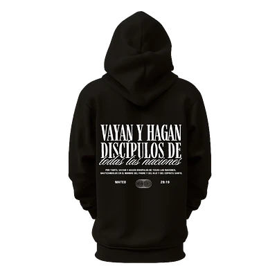 Polerón Canguro - "Vayan Y Hagan Discípulos de Todas las Naciones" (Variedad de Colores)