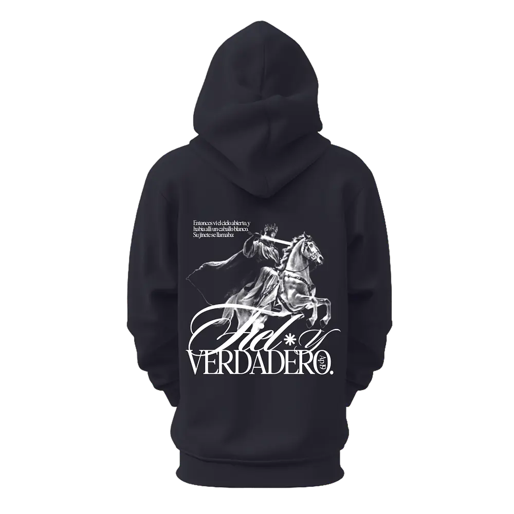 Poleron Canguro - "Fiel Y Verdadero" (Variedad Colores)