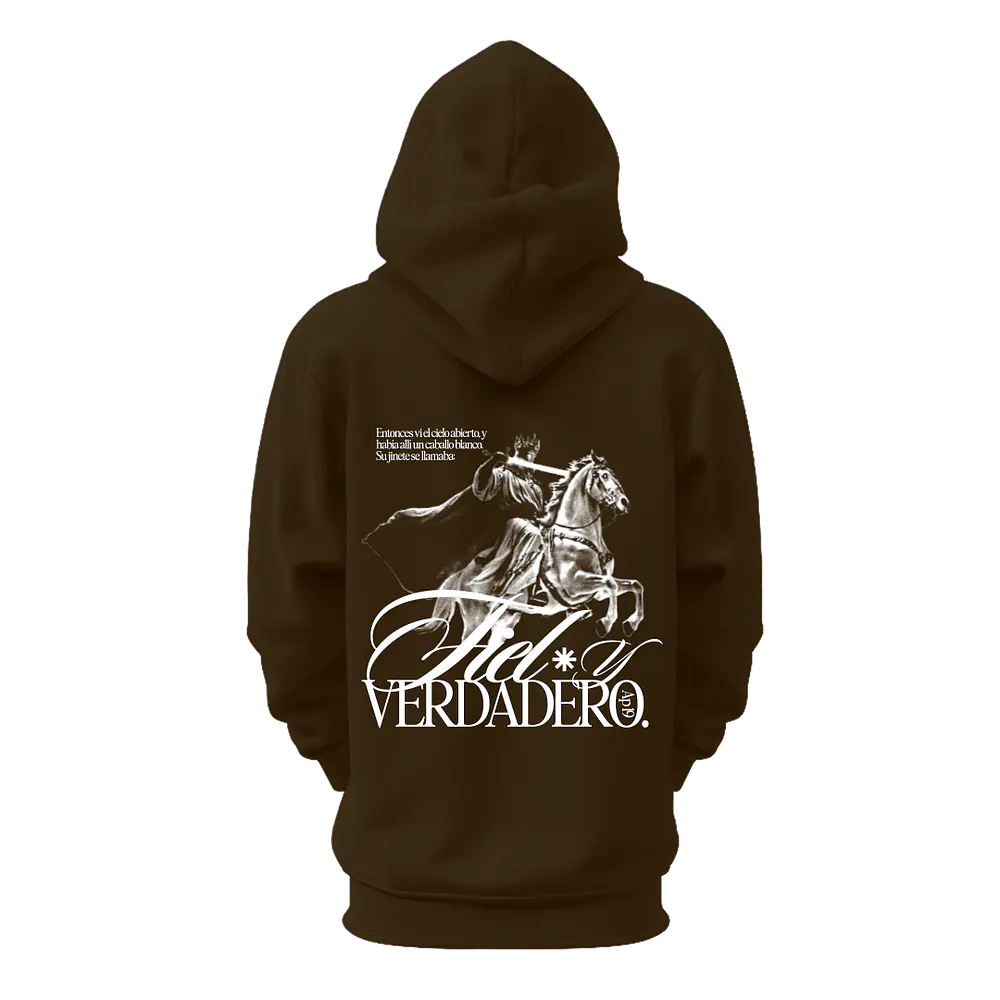 Poleron Canguro - "Fiel Y Verdadero" (Variedad Colores)