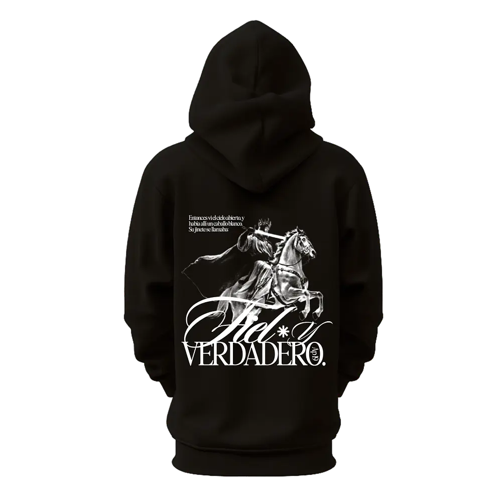Poleron Canguro - "Fiel Y Verdadero" (Variedad Colores)