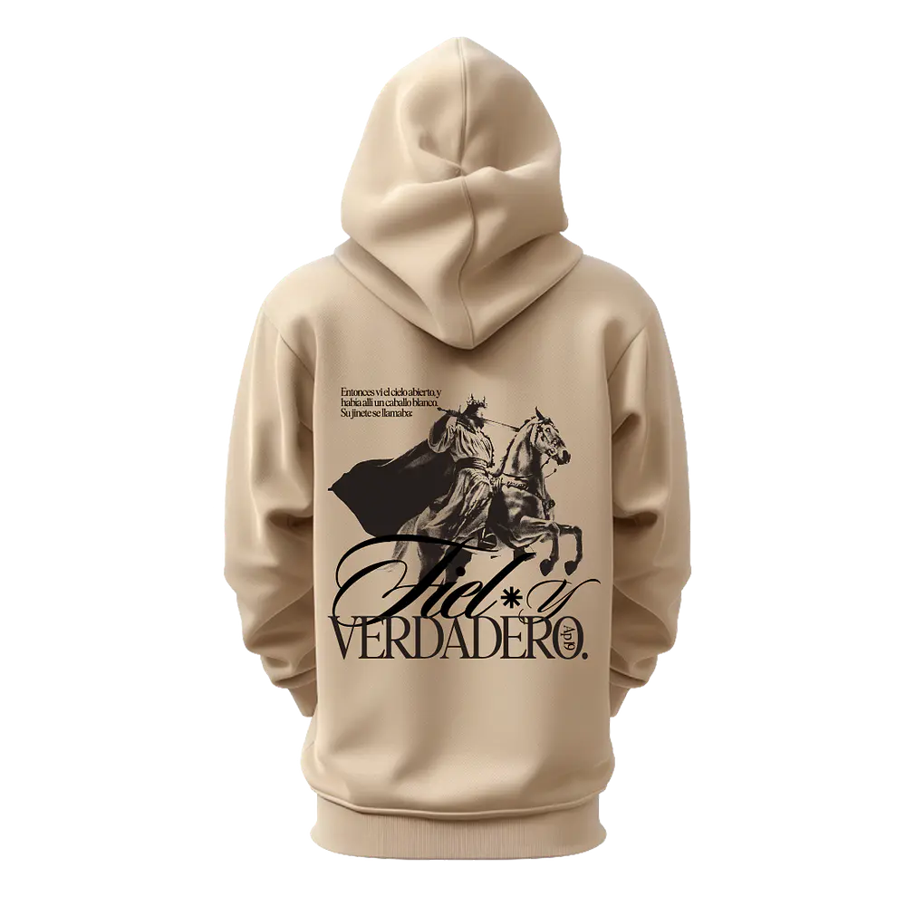 Poleron Canguro - "Fiel Y Verdadero" (Variedad Colores)