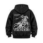 Poleron Boxy Acid Wash - "Fiel Y Verdadero" (Variedad Colores)