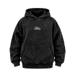 Poleron Boxy Acid Wash - "Fiel Y Verdadero" (Variedad Colores)