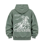 Poleron Boxy Acid Wash - "Fiel Y Verdadero" (Variedad Colores)
