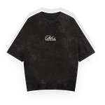 Polera Boxy Acid Wash - "Fiel Y Verdadero"