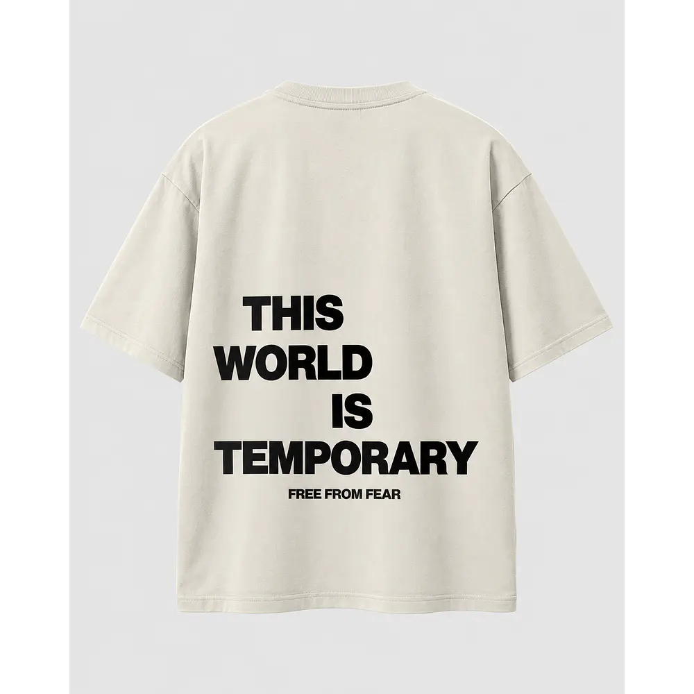Polera - "This World Is Temporary" (Variedad de Colores)