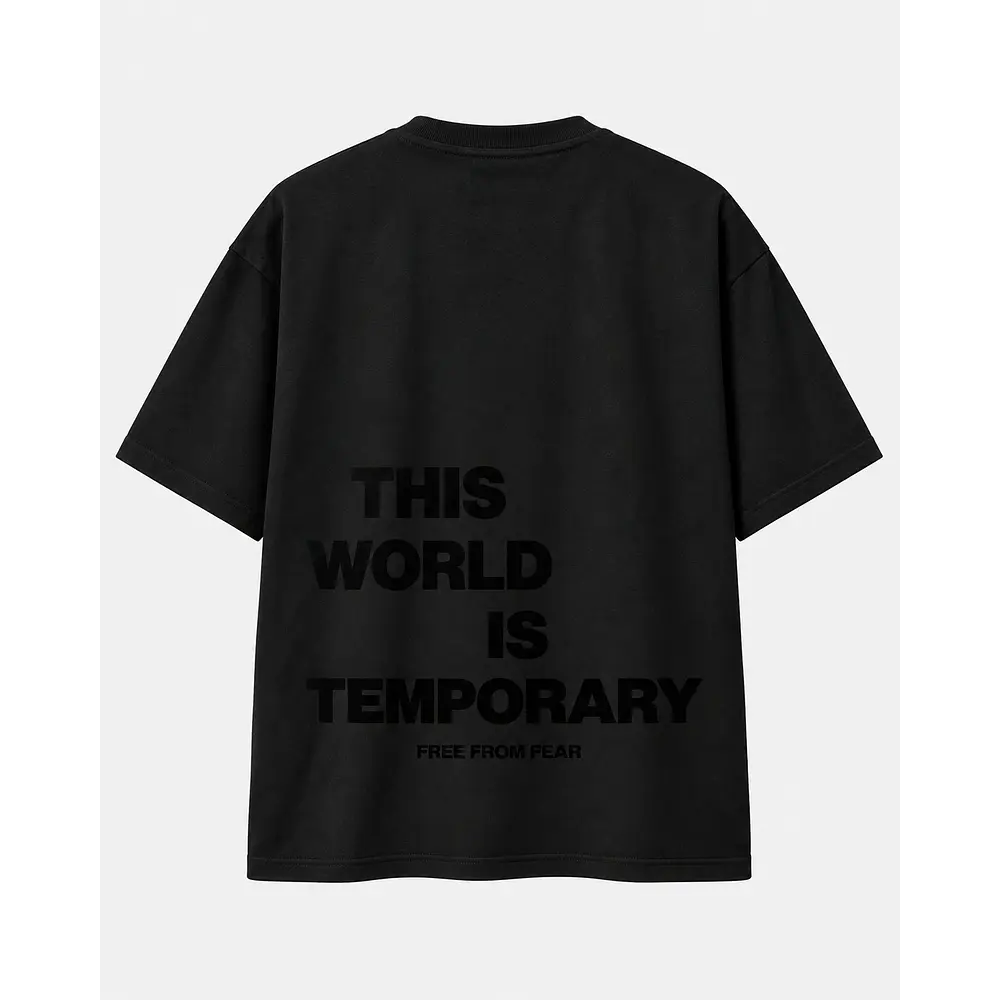 Polera - "This World Is Temporary" (Variedad de Colores)