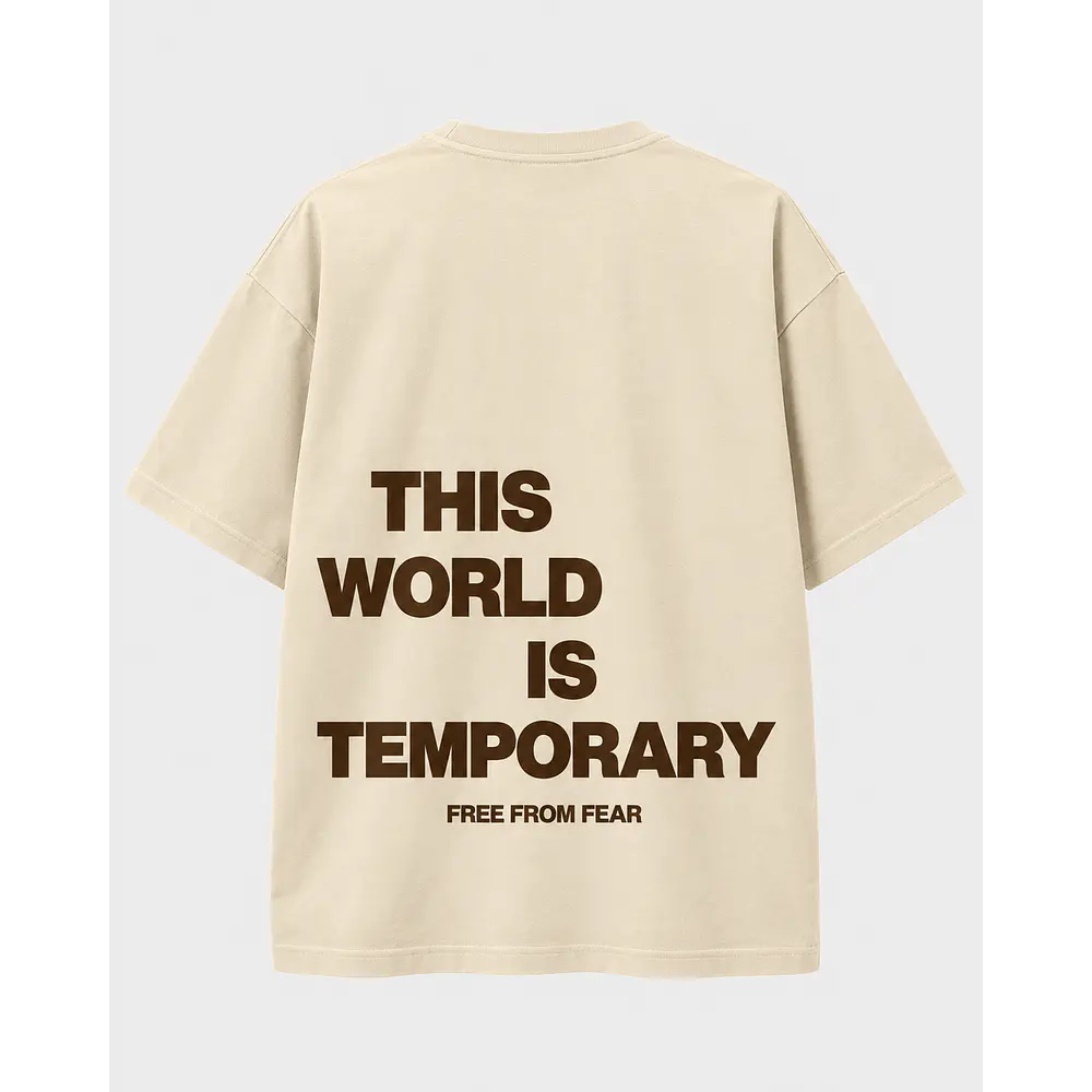 Polera - "This World Is Temporary" (Variedad de Colores)