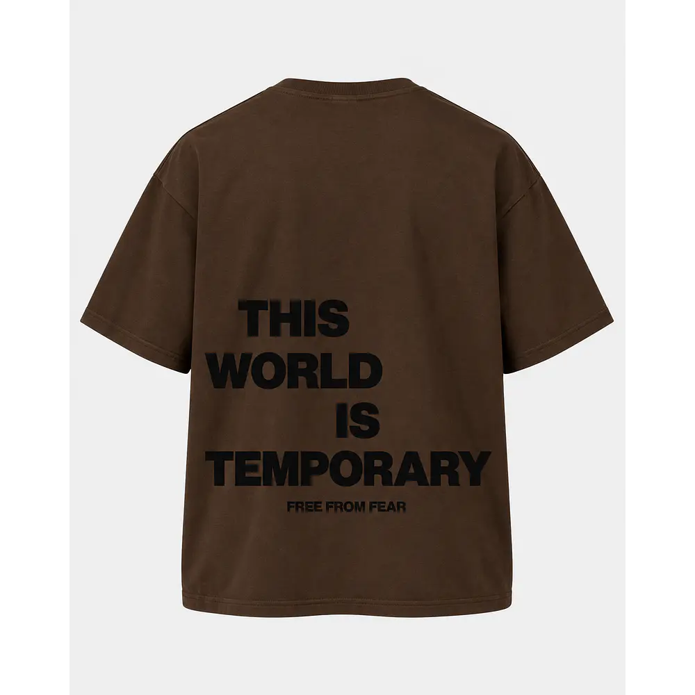 Polera - "This World Is Temporary" (Variedad de Colores)