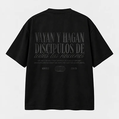 Polera - "Vallan Y Hagan Discípulos De Todas las Naciones" (Variedad de Colores)