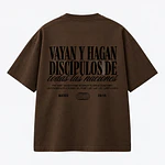 Polera - "Vallan Y Hagan Discípulos De Todas las Naciones" (Variedad de Colores)