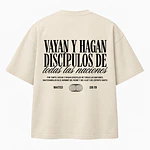 Polera - "Vallan Y Hagan Discípulos De Todas las Naciones" (Variedad de Colores)