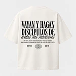Polera - "Vallan Y Hagan Discípulos De Todas las Naciones" (Variedad de Colores)