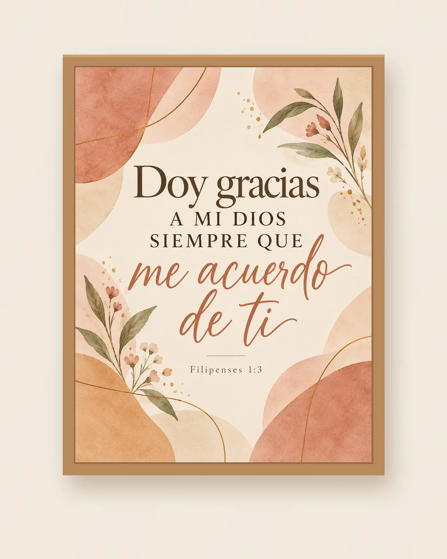 Doy gracias a mi Dios siempre que me acuerdo de ti · RG-11 1
