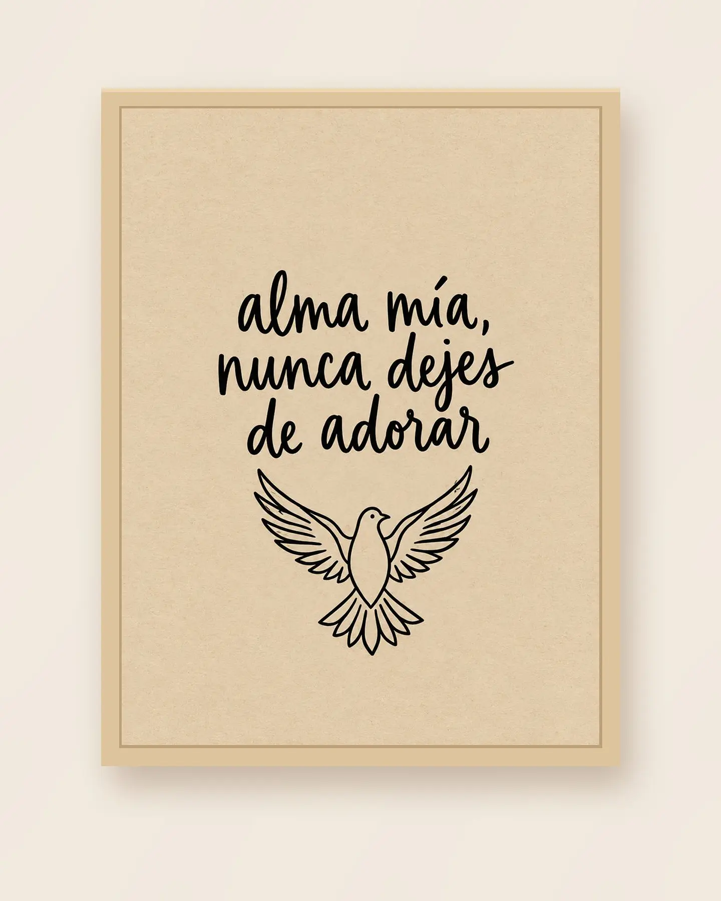 Alma mía, nunca dejes de adorar · AM-02 3