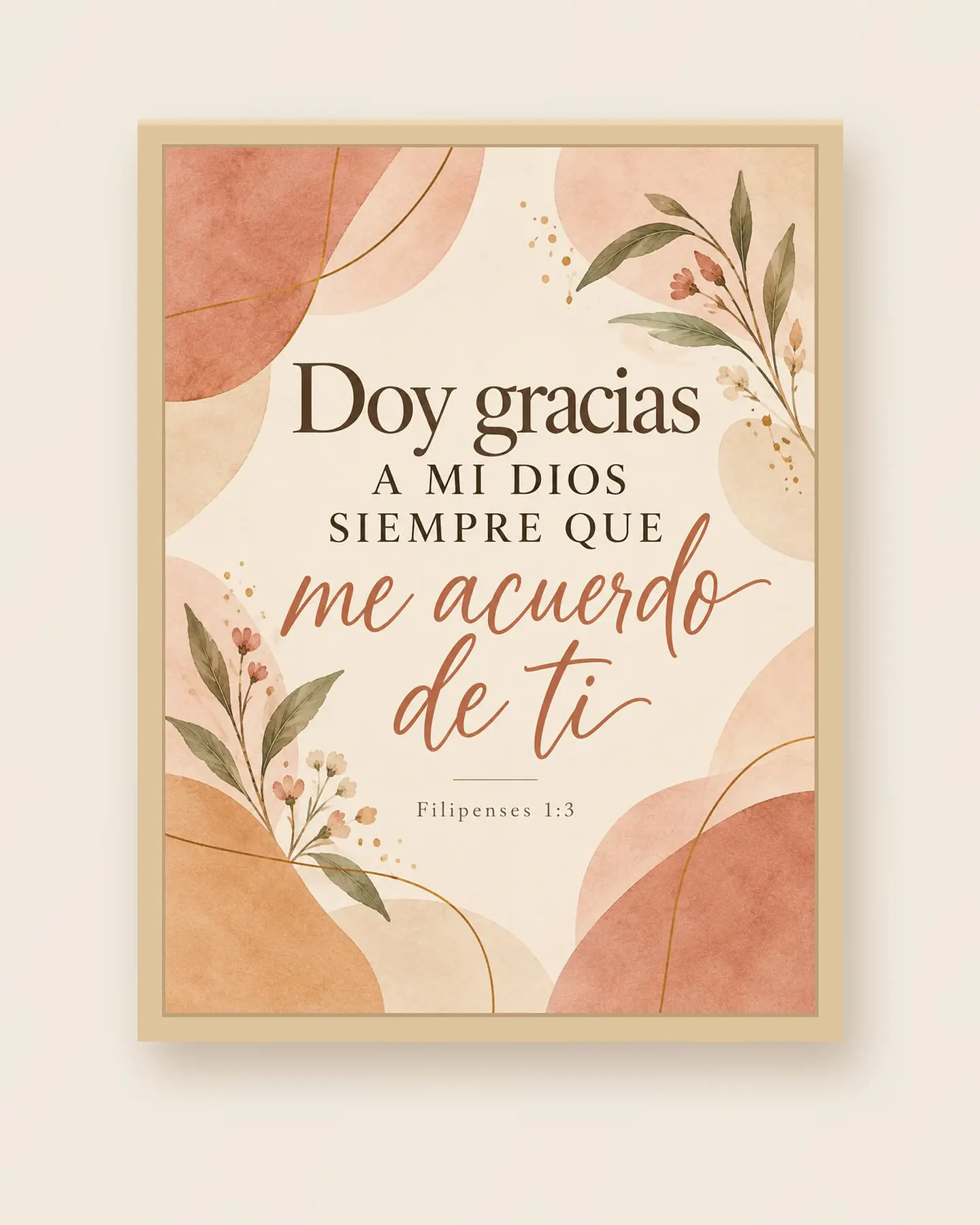 Doy gracias a mi Dios siempre que me acuerdo de ti · RG-11 3
