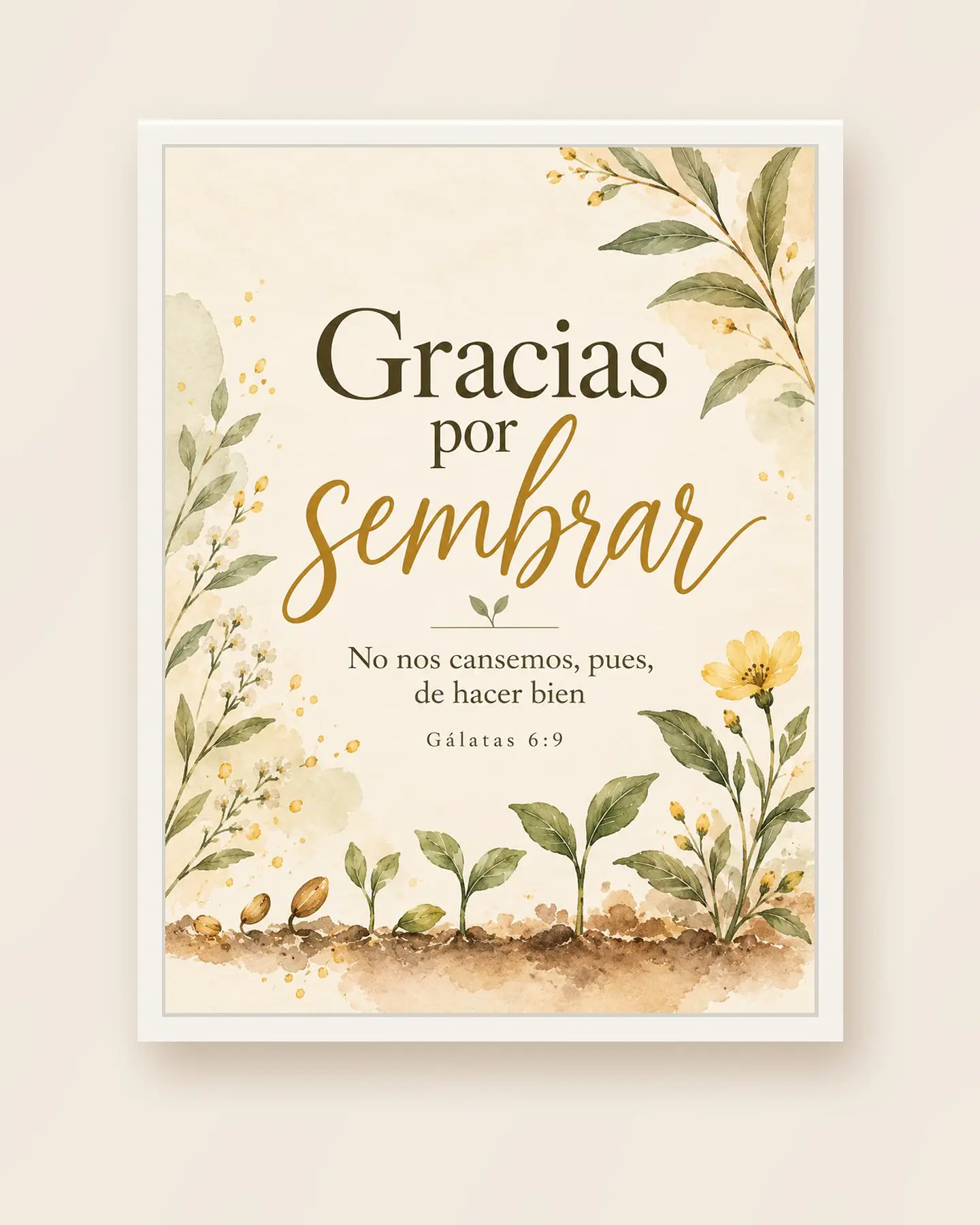Gracias por sembrar · RG-12 4