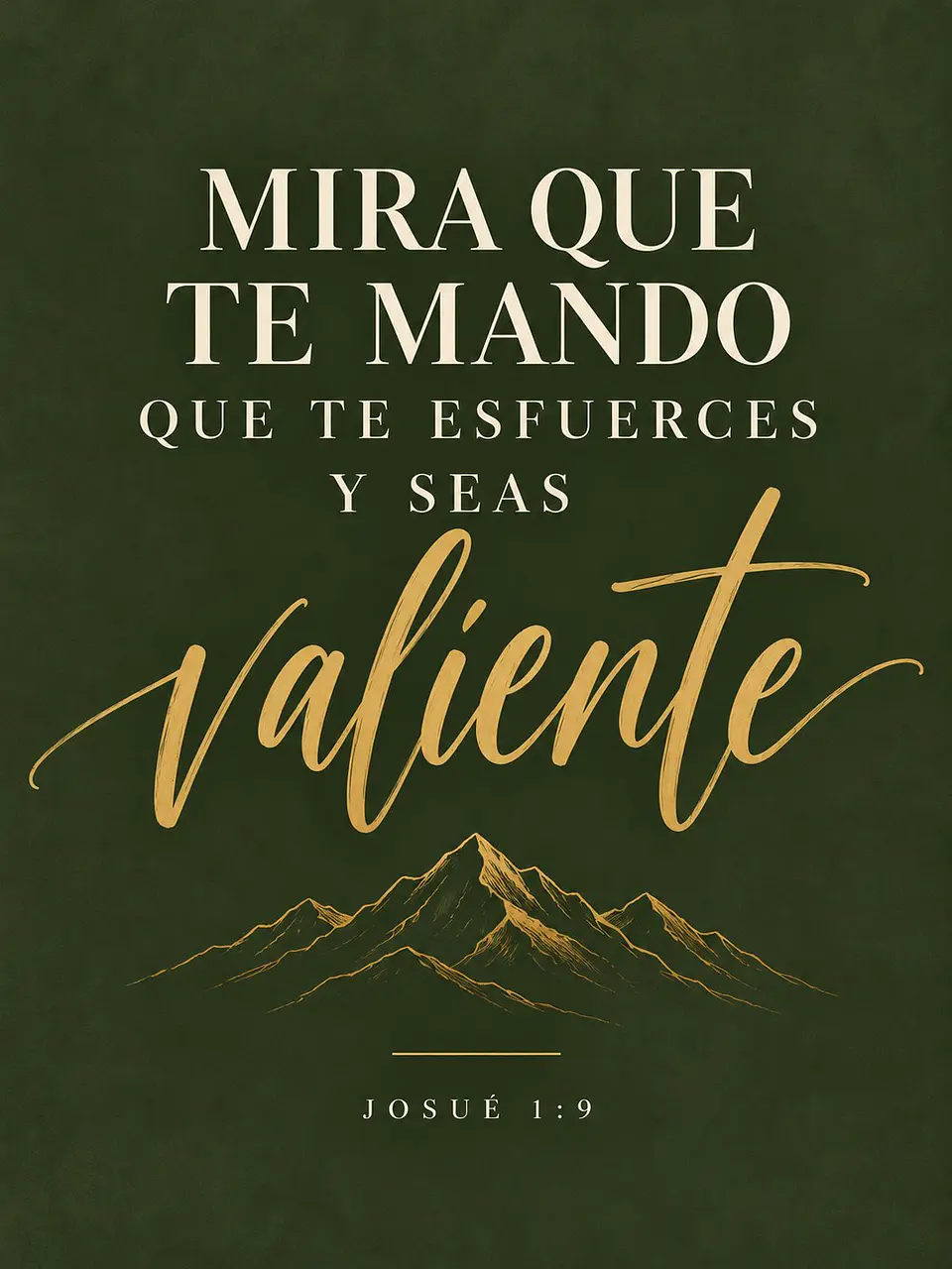 Esfuérzate y sé valiente · QS-11 2