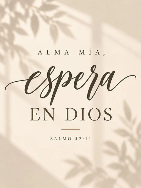 Alma mía, espera en Dios · AM-05
