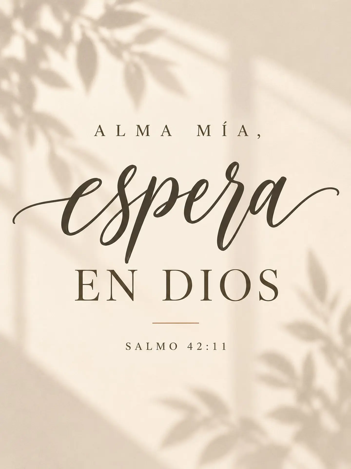 Alma mía, espera en Dios · AM-05 2
